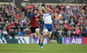 24 June 2017; Darren Hughes of Monaghan in action against Kevin McKernan of Down during the Ulster GAA Football Senior Championship Semi-Final match between Down and Monaghan at the Athletic Grounds in Armagh. Photo by Daire Brennan/Sportsfile