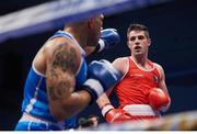 24 June 2017; Joe Ward, right, of Ireland in action against Muslim Gadzhimagomedov of Russia during the EUBC Continental Championships at Kharkiv in Ukraine. Photo by AIBA via Sportsfile