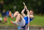 24 June 2017; Sam O'Neill of St. Augustines, Dungarvan, Co. Waterford, competing in the pole vault at the Irish Life Health Tailteann School’s Interprovincial Schools Championships at Morton Stadium in Santry, Dublin. Photo by Ramsey Cardy/Sportsfile