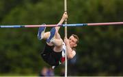 24 June 2017; Jack Murphy of St Macartans, Co. Monaghan, competing in the pole vault at the Irish Life Health Tailteann School’s Interprovincial Schools Championships at Morton Stadium in Santry, Dublin. Photo by Ramsey Cardy/Sportsfile
