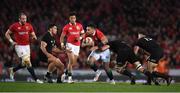 24 June 2017; Ben Te'o of the British & Irish Lions is tackled by Sam Whitelock of New Zealand during the First Test match between New Zealand All Blacks and the British & Irish Lions at Eden Park in Auckland, New Zealand. Photo by Stephen McCarthy/Sportsfile