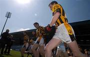 1 April 2007; The Crossmaglen Rangers team make their way onto the pitch for the match. AIB All-Ireland Club Football Championship Final Replay, Dr Crokes v Crossmaglen Rangers, O'Moore Park, Portlaoise, Co. Laois. Picture credit: Brian Lawless / SPORTSFILE