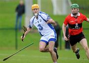 5 February 2012; Christopher Ryan, Waterford, in action against Brian O'Sullivan, UCC. Waterford Crystal Cup Hurling, Quarter-Final, Waterford v UCC, WIT Sportsgrounds, Waterford. Picture credit: Matt Browne / SPORTSFILE