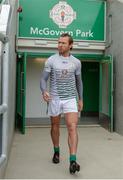25 June 2017; Owen Mulligan of London makes his way out to the pitch ahead of the GAA Football All-Ireland Senior Championship Round 1B match between London and Carlow at McGovern Park in Ruislip, London. Photo by Seb Daly/Sportsfile
