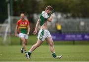 25 June 2017; Jaralth Branagan of London leaces the field after being shown a red card during the GAA Football All-Ireland Senior Championship Round 1B match between London and Carlow at McGovern Park in Ruislip, London. Photo by Seb Daly/Sportsfile