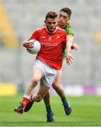 25 June 2017; Niall Sharkey of Louth in action against Paddy Kennelly of Meath during the Leinster GAA Football Junior Championship Final match between Louth and Meath at Croke Park in Dublin. Photo by Eóin Noonan/Sportsfile