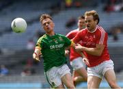 25 June 2017; Cathal McConnell of Meath in action against David Quigley of Louth during the Leinster GAA Football Junior Championship Final match between Louth and Meath at Croke Park in Dublin. Photo by Ray McManus/Sportsfile