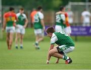 25 June 2017; Cathal Og Greene of London reacts following his side's defeat during the GAA Football All-Ireland Senior Championship Round 1B match between London and Carlow at McGovern Park in Ruislip, London. Photo by Seb Daly/Sportsfile