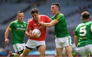 25 June 2017; Robert Brodigan of Louth in action against Conor Farrell of Meath during the Leinster GAA Football Junior Championship Final match between Louth and Meath at Croke Park in Dublin. Photo by Ray McManus/Sportsfile