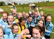 25 June 2017; Galway and District League players celebrate after victory in the U.14 Final  over  Sligo Leitrim Schoolboys and girls League  during the Fota Island Resort FAI Gaynor Cup at the University of Limerick in Limerick. Photo by David Maher/Sportsfile