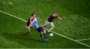 25 June 2017; Eoghan O'Gara of Dublin in action against Kevin Maguire, left, and Frank Boyle of Westmeath during the Leinster GAA Football Senior Championship Semi-Final match between Dublin and Westmeath at Croke Park in Dublin. Photo by Daire Brennan/Sportsfile