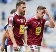 25 June 2017; A dejected Ger Egan of Westmeath after the Leinster GAA Football Senior Championship Semi-Final match between Dublin and Westmeath at Croke Park in Dublin. Photo by Daire Brennan/Sportsfile