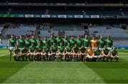 25 June 2017; The Meath panel before the Leinster GAA Football Junior Championship Final match between Louth and Meath at Croke Park in Dublin. Photo by Ray McManus/Sportsfile
