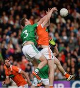 25 June 2017; Andrew Murnin of Armagh in action against Che Cullen of Fermanagh during the GAA Football All-Ireland Senior Championship Round 1B match between Armagh and  Fermanagh at the Athletic Grounds in Armagh. Photo by Oliver McVeigh/Sportsfile