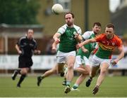 25 June 2017; Adrian Moyles of London in action against Chris Crowley of Carlow during the GAA Football All-Ireland Senior Championship Round 1B match between London and Carlow at McGovern Park in Ruislip, London. Photo by Seb Daly/Sportsfile