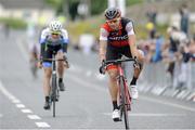 25 June 2017; Nicolas Roche of BMC Racing, at the finish of the Elite Men Road Race at the National Cycling Road Race Championships in Wexford. Photo by Stephen McMahon/Sportsfile