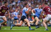 25 June 2017; Niall Scully of Dublin in action against Jamie Gonoud, 2, and David Lynch, left, of Westmeath during the Leinster GAA Football Senior Championship Semi-Final match between Dublin and Westmeath at Croke Park in Dublin. Photo by Ray McManus/Sportsfile