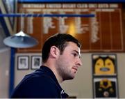 26 June 2017; Robbie Henshaw of the British & Irish Lions during a press conference at Jerry Collins Stadium in Porirua, New Zealand. Photo by Stephen McCarthy/Sportsfile