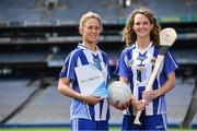 26 June 2017; Ballyboden St Endas ladies footballer Emily Flanagan, left, and camogie player Rachel Ruddy at the launch of the One Club Guidelines at Croke Park in Dublin. Photo by Ramsey Cardy/Sportsfile