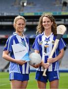 26 June 2017; Ballyboden St Endas ladies footballer Emily Flanagan, left, and camogie player Rachel Ruddy at the launch of the One Club Guidelines at Croke Park in Dublin. Photo by Ramsey Cardy/Sportsfile