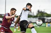 26 June 2017; Jamie McGrath of Dundalk in action against Colm Horgan of Galway United during the SSE Airtricity League Premier Division match between Dundalk and Galway United at Oriel Park in Dundalk. Photo by David Maher/Sportsfile