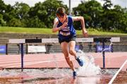 24 June 2017; Oisin Spillane of Mercy Mount Hawk, Tralee, Co. Kerry, competing in the 1,500m steeplechase at the Irish Life Health Tailteann School’s Interprovincial Schools Championships at Morton Stadium in Santry, Dublin. Photo by Ramsey Cardy/Sportsfile