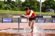 24 June 2017; Philip King of Moate CS, Co. Westmeath, competing in the 1,500m steeplechase at the Irish Life Health Tailteann School’s Interprovincial Schools Championships at Morton Stadium in Santry, Dublin. Photo by Ramsey Cardy/Sportsfile