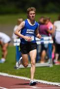 24 June 2017; Cian O'Riordain, Dungarvan CBS, Co. Waterford, competing in the 3,000 metre race at the Irish Life Health Tailteann School’s Interprovincial Schools Championships at Morton Stadium in Santry, Dublin. Photo by Ramsey Cardy/Sportsfile