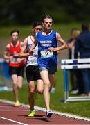 24 June 2017; Eoghan Heaney of Christian Brothers, Cork, competing in the 3,000 metre race at the Irish Life Health Tailteann School’s Interprovincial Schools Championships at Morton Stadium in Santry, Dublin. Photo by Ramsey Cardy/Sportsfile