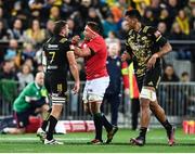 27 June 2017; CJ Stander of the British & Irish Lions with Callum Gibbins of of the Hurricanes during the match between Hurricanes and the British & Irish Lions at Westpac Stadium in Wellington, New Zealand. Photo by Stephen McCarthy/Sportsfile