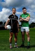 27 June 2017; Sligo's Neil Ewing and Meath's Mickey Burke during a media event ahead of their All Ireland Senior Championship Round 2A match on Saturday at 6pm at Páirc Tailteann in Navan, Co. Meath. Photo by Ramsey Cardy/Sportsfile