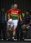 25 June 2017; Martin Kavanagh of Carlow ahead of the GAA Hurling All-Ireland Senior Championship Preliminary Round match between Laois and Carlow at O'Moore Park in Portlaoise, Co. Laois. Photo by Ramsey Cardy/Sportsfile