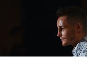 17 June 2017; IBF World Bantamweight Champion Ryan Burnett at the Battle of Belfast Fight Night at the Waterfront Hall in Belfast. Photo by Ramsey Cardy/Sportsfile