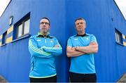 27 June 2017; Clare joint managers Gerry O'Connor, left, and Donal Moloney during a press conference at the Clare GAA Centre of Excellence in Caherlohan, Tulla, Co. Clare. Photo by Diarmuid Greene/Sportsfile