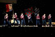 18 February 2012; Members of the Caltra GAA Club, Co. Galway, performing in the 'Novelty Act' competition in the All-Ireland Scór na nÓg Final 2012. Royal Theatre & Events Centre, Castlebar, Co. Mayo. Picture credit: Ray McManus / SPORTSFILE
