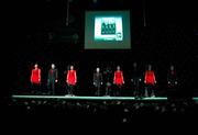 18 February 2012; Abbeyknockmoy GAA Club, Co. Galway, performing in the 'Set Dancing' competition in the All-Ireland Scór na nÓg Final 2012. Royal Theatre & Events Centre, Castlebar, Co. Mayo. Picture credit: Ray McManus / SPORTSFILE