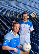 28 June 2017; Dublin footballer Ciaran Kilkenny, left, and Kilkenny hurler Richie Hogan pictured in Croke Park at the launch of Sure deodorant as Official Statistics Partners of the GAA. The ‘Never More Sure’ campaign gives fans a chance to win a seat for the season in Croke Park. Photo by Brendan Moran/Sportsfile