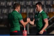 29 June 2017; Peter O'Mahony, right, and Owen Farrell during a British and Irish Lions Training Session at Jerry Collins Stadium in Porirua, New Zealand. Photo by Stephen McCarthy/Sportsfile