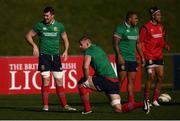 29 June 2017; Peter O'Mahony, left, during a British and Irish Lions training session at Jerry Collins Stadium in Porirua, New Zealand. Photo by Stephen McCarthy/Sportsfile