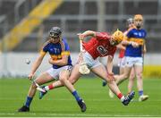 29 June 2017; Michael Purcell of Tipperary in action against Liam O'Shea of Cork during the Electric Ireland Munster GAA Hurling Minor Championship Semi-Final match between Tipperary and Cork at Semple Stadium in Thurles, Co Tipperary. Photo by Eóin Noonan/Sportsfile