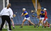 29 June 2017; Anthony McKelvey of Tipperary has a shot on goal during the Electric Ireland Munster GAA Hurling Minor Championship Semi-Final match between Tipperary and Cork at Semple Stadium in Thurles, Co Tipperary. Photo by Eóin Noonan/Sportsfile
