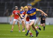 29 June 2017; Billy Seymour of Tipperary in action against James Keating of Cork during the Electric Ireland Munster GAA Hurling Minor Championship Semi-Final match between Tipperary and Cork at Semple Stadium in Thurles, Co Tipperary. Photo by Eóin Noonan/Sportsfile