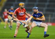 29 June 2017; Billy Seymour of Tipperary in action against Eoin Roche of Cork during the Electric Ireland Munster GAA Hurling Minor Championship Semi-Final match between Tipperary and Cork at Semple Stadium in Thurles, Co Tipperary. Photo by Eóin Noonan/Sportsfile