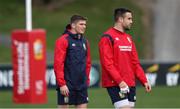 30 June 2017; Owen Farrell, left, and Conor Murray of the British & Irish Lions during their captain's run at Jerry Collins Stadium in Porirua, New Zealand. Photo by Sportsfile