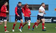 30 June 2017; Mako Vunipola, centre, of the British & Irish Lions during their captain's run at Jerry Collins Stadium in Porirua, New Zealand. Photo by Sportsfile