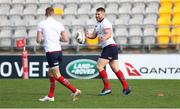 30 June 2017; Sean O'Brien, right, of the British & Irish Lions during their captain's run at Jerry Collins Stadium in Porirua, New Zealand. Photo by Sportsfile