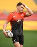 30 June 2017; Beauden Barrett of the New Zealand All Blacks during their captain's run at Westpac Stadium in Wellington, New Zealand. Photo by Stephen McCarthy/Sportsfile