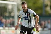 30 June 2017; Robbie Benson of Dundalk celebrates scoring his side's first goal during the SSE Airtricity League Premier Division match between Bray Wanderers and Dundalk at the Carlisle Grounds in Bray, Co Wicklow. Photo by Piaras Ó Mídheach/Sportsfile