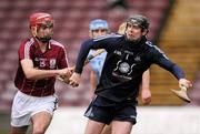 26 February 2012; Gary Maguire, Dublin, in action against James Regan, Galway. Allianz Hurling League, Division 1A, Round 1, Galway v Dublin, Pearse Stadium, Salthill, Galway. Picture credit: Stephen McCarthy / SPORTSFILE