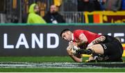1 July 2017; Conor Murray of the British & Irish Lions goes over to score his side's second try during the Second Test match between New Zealand All Blacks and the British & Irish Lions at Westpac Stadium in Wellington, New Zealand. Photo by Stephen McCarthy/Sportsfile